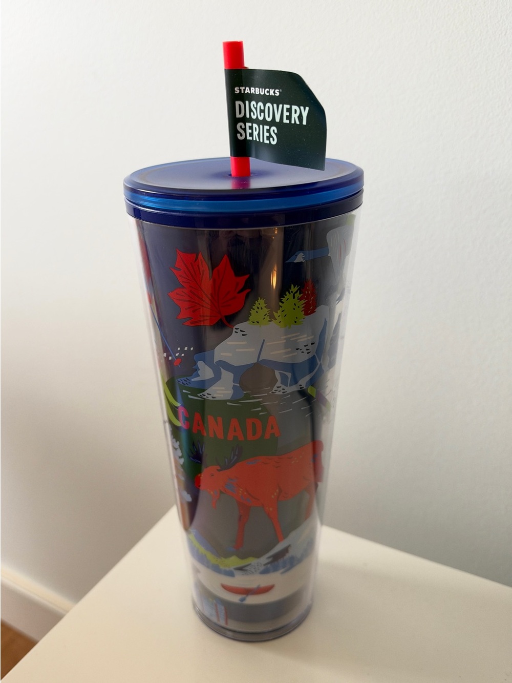 Starbucks Canada Discovery Series 24 oz Venti Cold Cup Tumbler with Straw